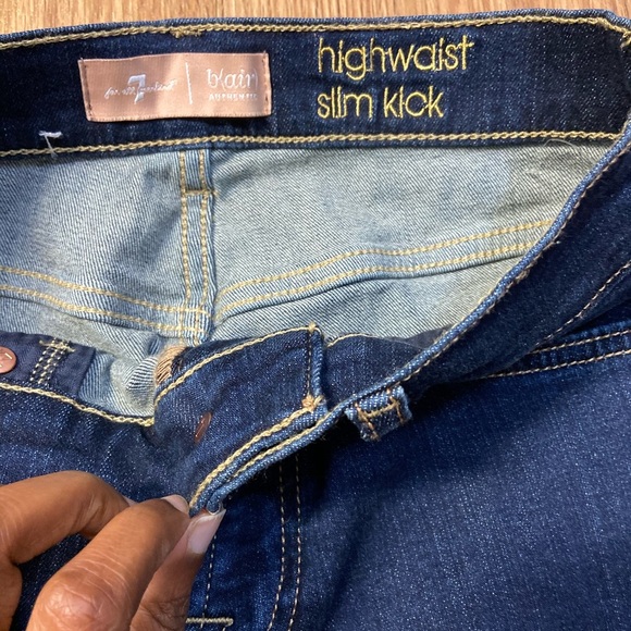 7 for all mankind high waist Jeans - Picture 7 of 11
